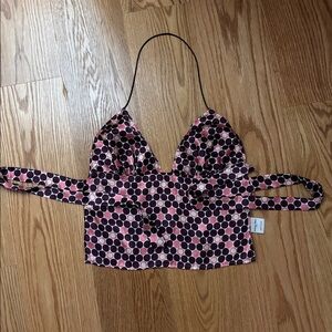 Polka Dot Halter Top